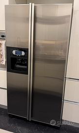 Frigorifero/freezer americano in acciaio