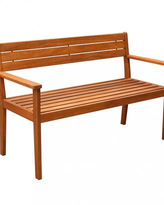 Panchina Giardino in Legno Acacia 2 Posti 135 cm
