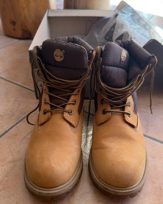 Timberland stivaletti beige marrone lacci EU 37