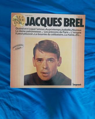 Lp Jacques Brel "Le Disque d'or" (EX, 12 tracks)