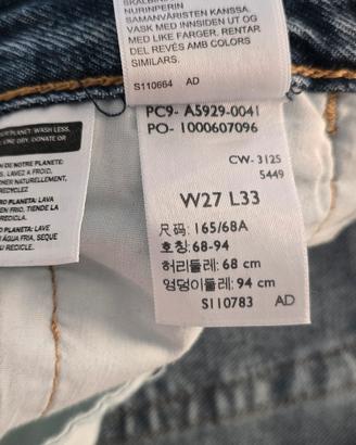 Levi's 94 baggy wide leg jeans