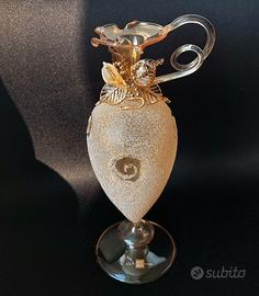 Vaso scultoreo Claraluna vetro artistico