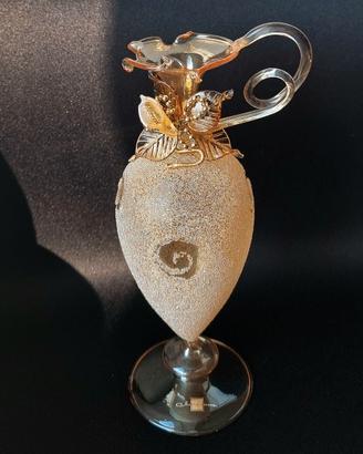 Vaso scultoreo Claraluna vetro artistico