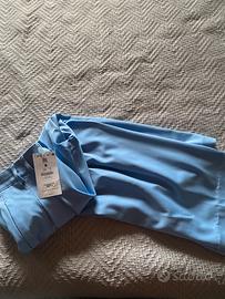 Pantalone tailleur azzurro bershka nuovo