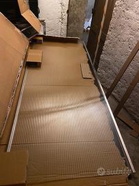 anta doccia vetro cannettato vismara