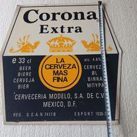 INSEGNA VINTAGE BIRRA CORONA EXTRA