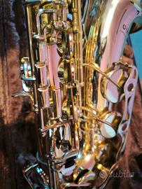 sax Yamaha contralto alto  yas 32 purple logo
