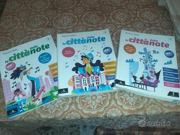 libro scolastico:La città delle note volume a,b,c
