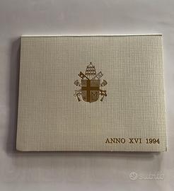 DIVISIONALE VATICANO 1994 FDC CON ARGENTO