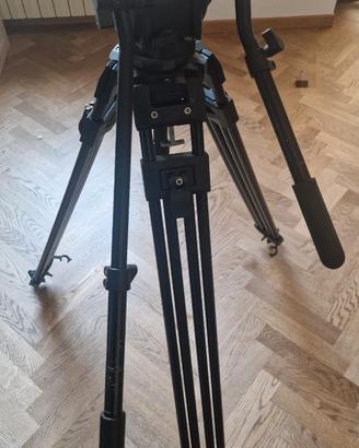 Cavalletto Manfrotto 350MVB + Testa fluida 516