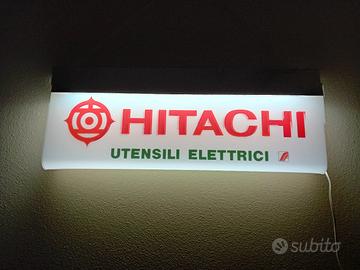 insegna luminosa hitachi