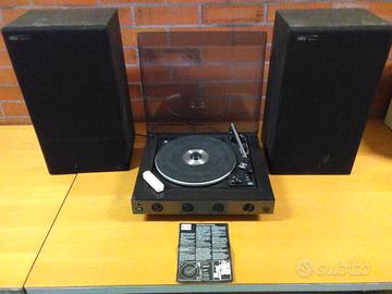 GIRADISCHI BSR AMPLIFICATO CON CASSE