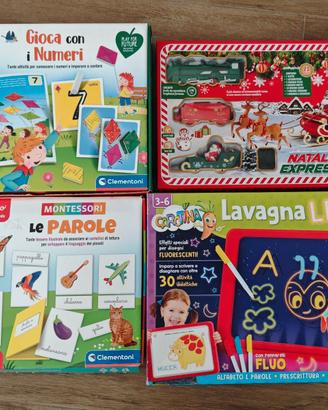 Lotto Giochi Educativi - Clementoni, Montessori e