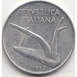 10 lire del 1952, 1980, 1990 spighe