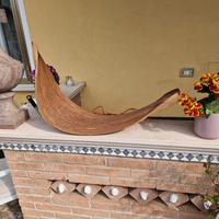 foglia grande in legno