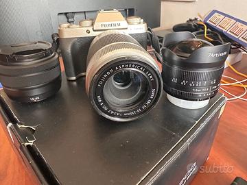 Fuji XT-200 con tre ottiche