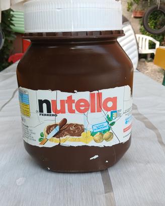 barattolo nutella vuoto da collezione