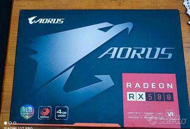 Scheda video Gigabyte Aorus  Radeon RX580 4GB RGB