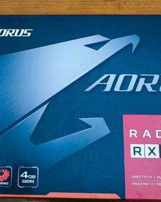 Scheda video Gigabyte Aorus  Radeon RX580 4GB RGB