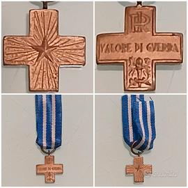 Medaglia Croce al merito di guerra 1918.