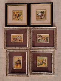 Serigrafie con lamine d'oro 