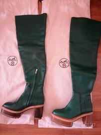 Stivali in pelle alta moda Hermès 