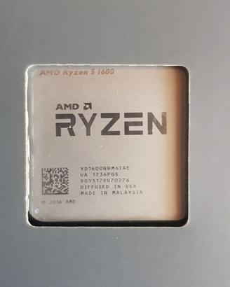 AMD Ryzen 5 1600 (usato) + dissipatore (nuovo)