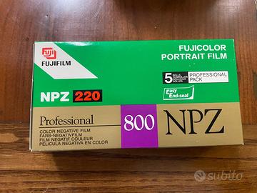 Rulli Fuji 800 NPZ 220 Colore SCADUTI