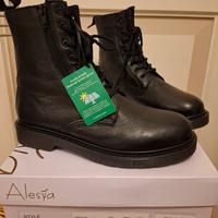 Stivaletti anfibio neri Alesya n.40