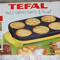 TEFAL .Piastra multi crepes party dual 2 in 1