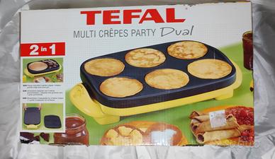 TEFAL .Piastra multi crepes party dual 2 in 1