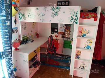 Struttura letto camera bambini