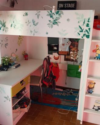 Struttura letto camera bambini