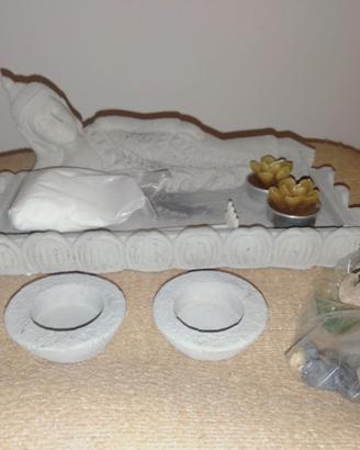 nuovo giardino zen miniatura con budda