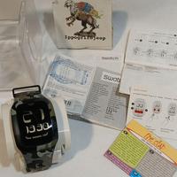 Orologio Swatch Digital Touch militare con scatola
