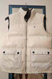 Piumino Smanicato imbottito Tommy Hilfiger Bianco