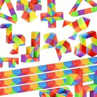 Gioco puzzle calamita magico forma serpente colori