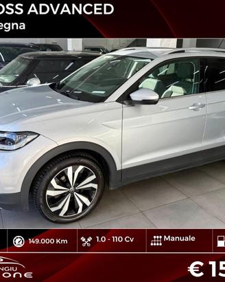 Volkswagen T-Cross 1.0 TSI 110 CV Style FINANZIABI