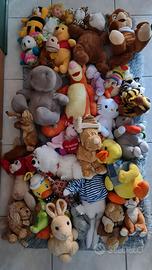 Lotto circa 30 Peluches pupazzi
