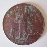 Moneta antica rame Regno d'Italia 2 centesimi Vitt