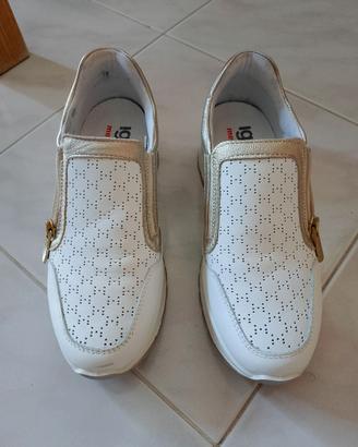 Igi&Co Sneakers per Donna in nabuk con lampo 56620