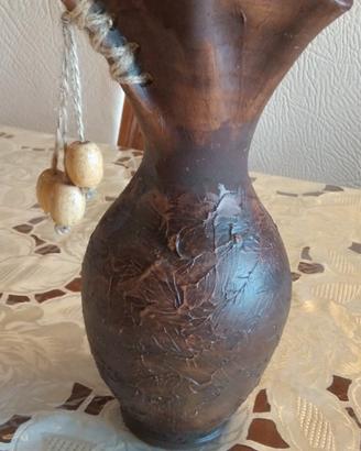 vaso in terracotta dipinta cm25 
