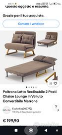 1divani letto 2 posti 
