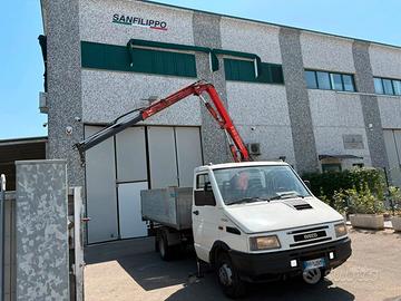 Iveco Daily 35 Ribaltabile + Gru Fassi F20