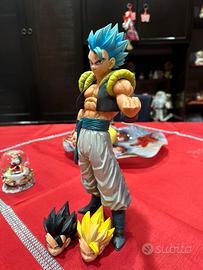 Gogeta super saiyan blu/base, dragon ball figure