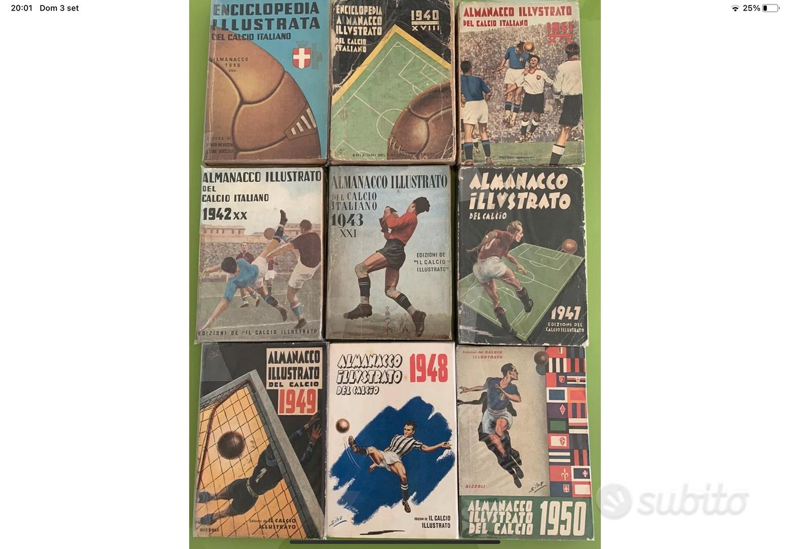 Almanacco calcio 19392024 originali IN BLOCCO Collezionismo In