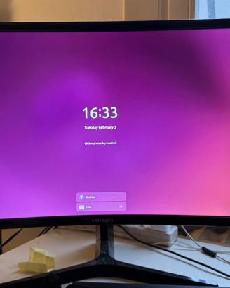 Samsung Monitor CF39, Curvo (1800R) , 24", 1920x10