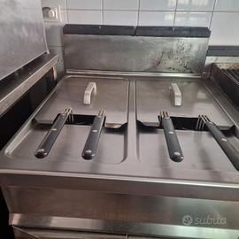 friggitrice 2 cestelli per ristorante 