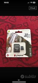 Micro SD 32 GB nuovo