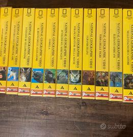 Raccolta 16 cassette VHS sugli animali